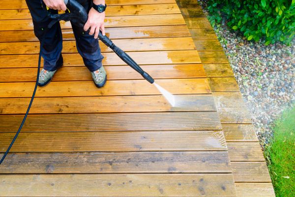 Deck Power Washing in San Marcos