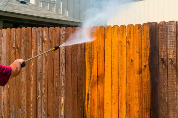 Cost of Fence Pressure Cleaning in San Marcos