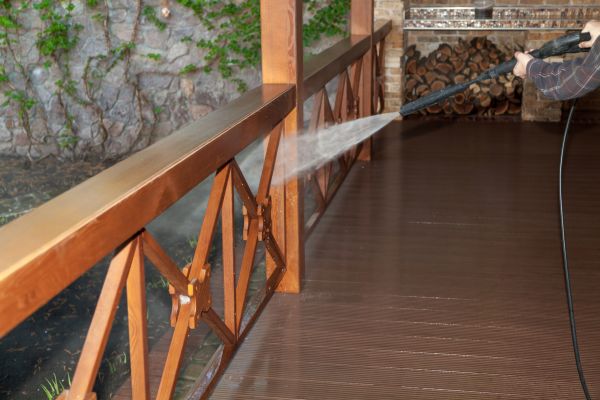 Porch Dirt Removal in San Marcos