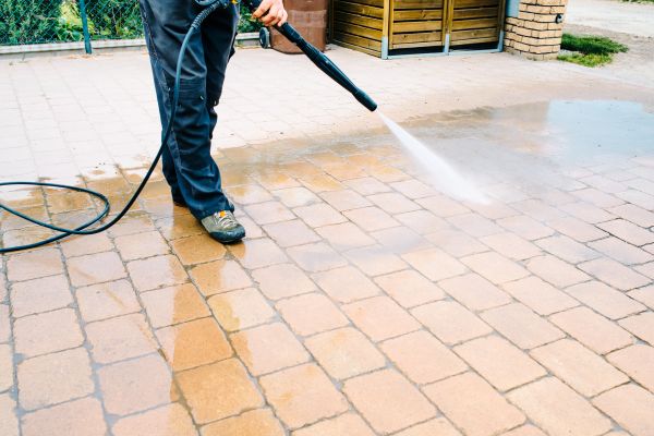 Outdoor Floor Pressure Washing